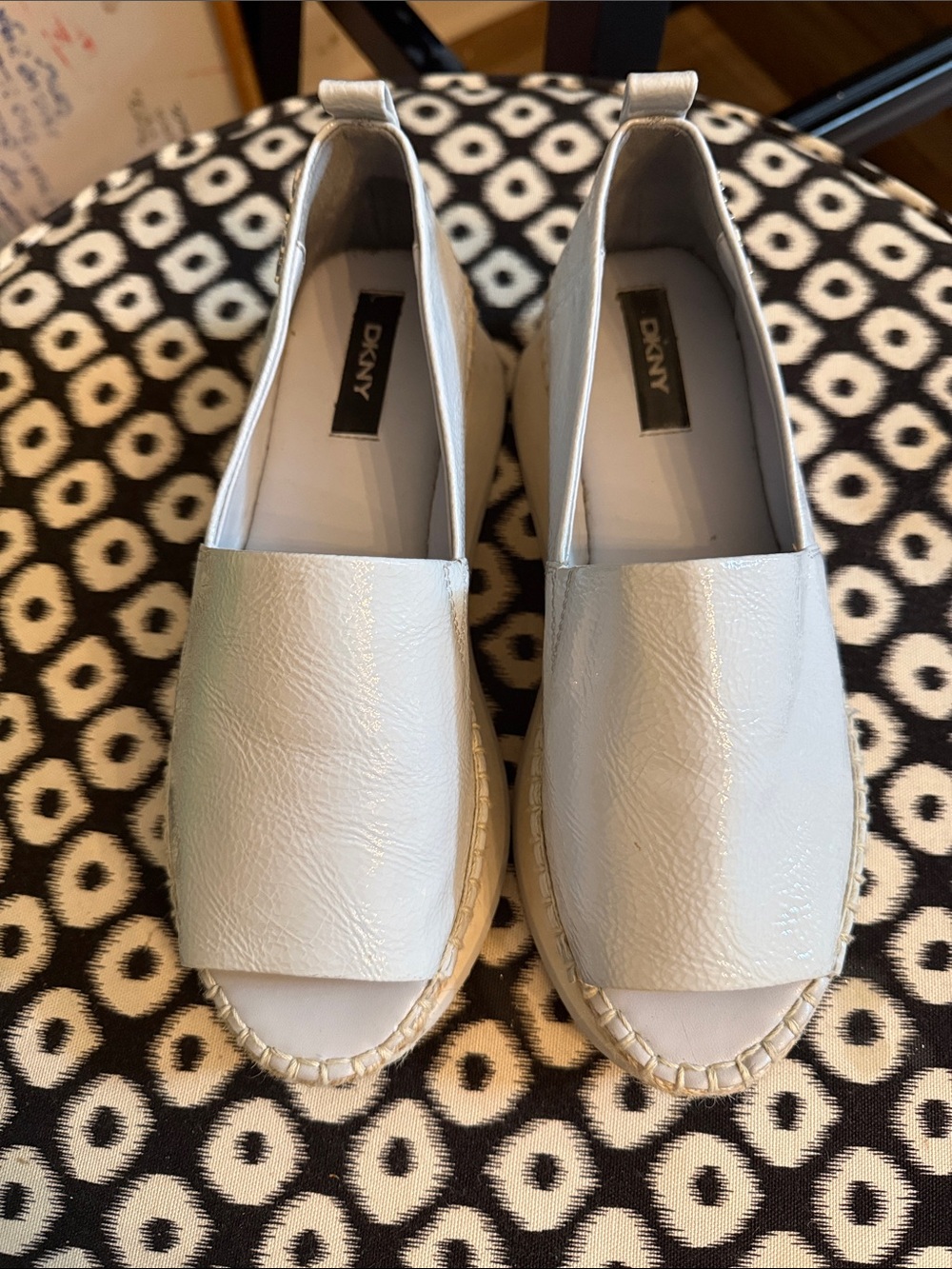 DKNY light blue Slip-On Espadrille Mule